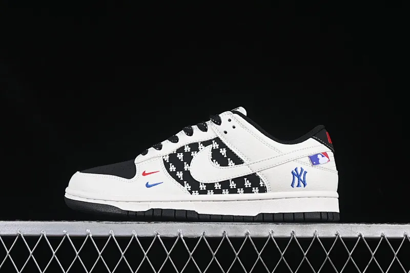 All categories Nk SB Dunk Series Nk SB Dunk Low High-end customized low-top sneakers Nike SB Dunk Low MLB joint brand barrage white hook Anniversary high-end customized low-top casual sneakers CS1688-101